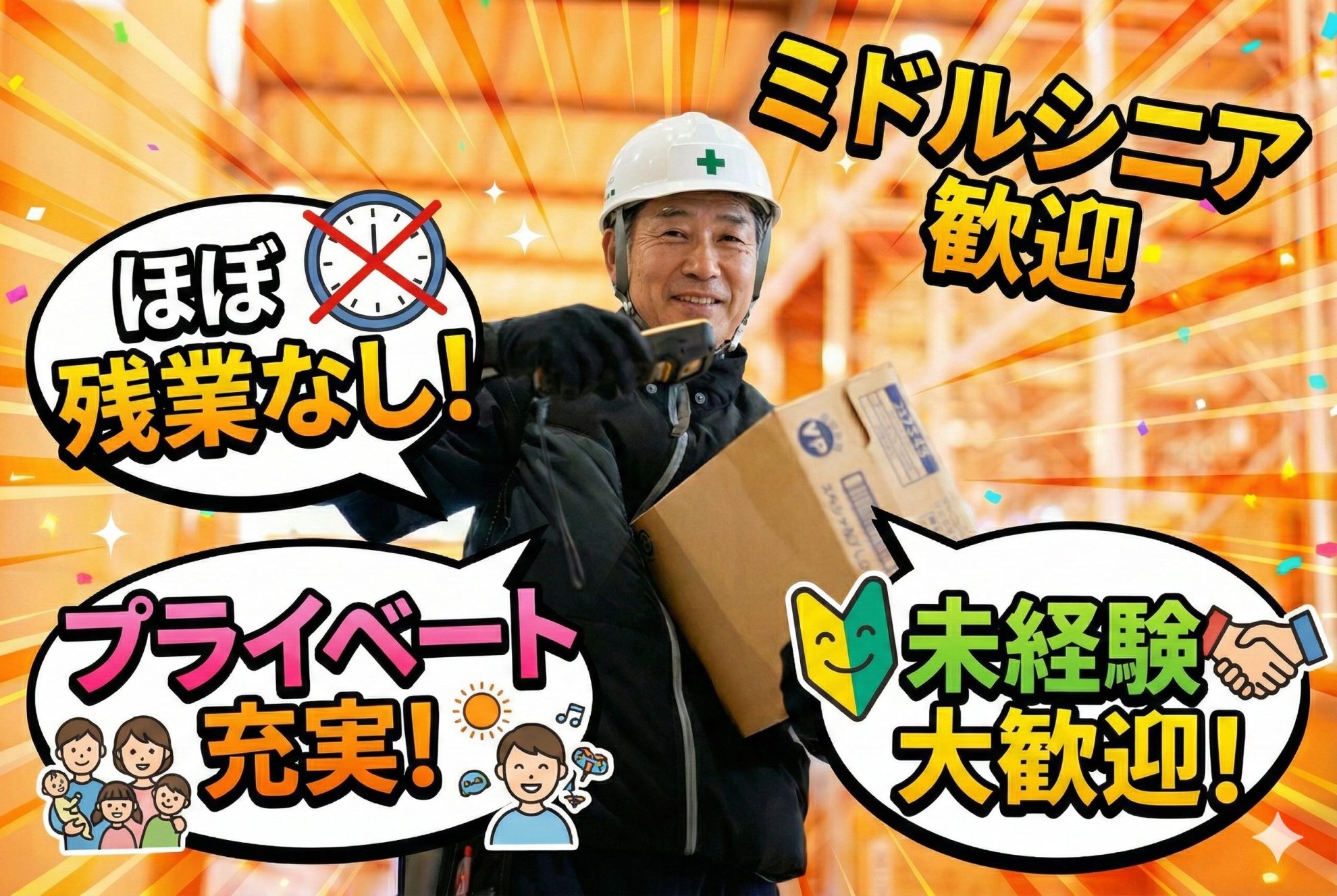 〔請〕梱包作業員（リンテック㈱土居加工工場）